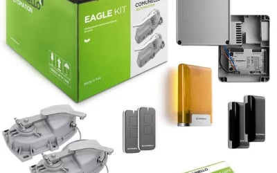 Kit de automatizare porti batante, montaj ingropat, Comunello GKEE035EL0900A