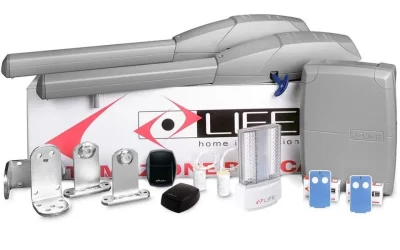Kit de automatizare porti batante Life Optimo 3 Skyline
