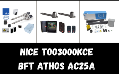 Nice TOO3000KCE vs BFT Athos AC25 vs Came Ats 8K01MP-023: Comparatie Automatizari!