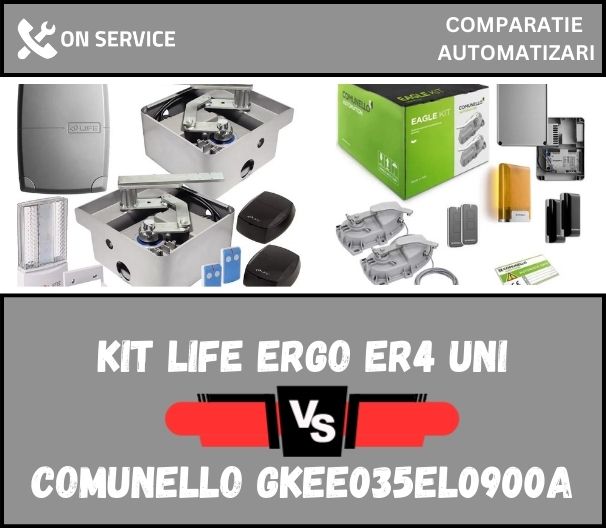 LIFE ERGO ER4 UNI vs Comunello GKEE035EL0900A: Caracteristici, beneficii, pret!